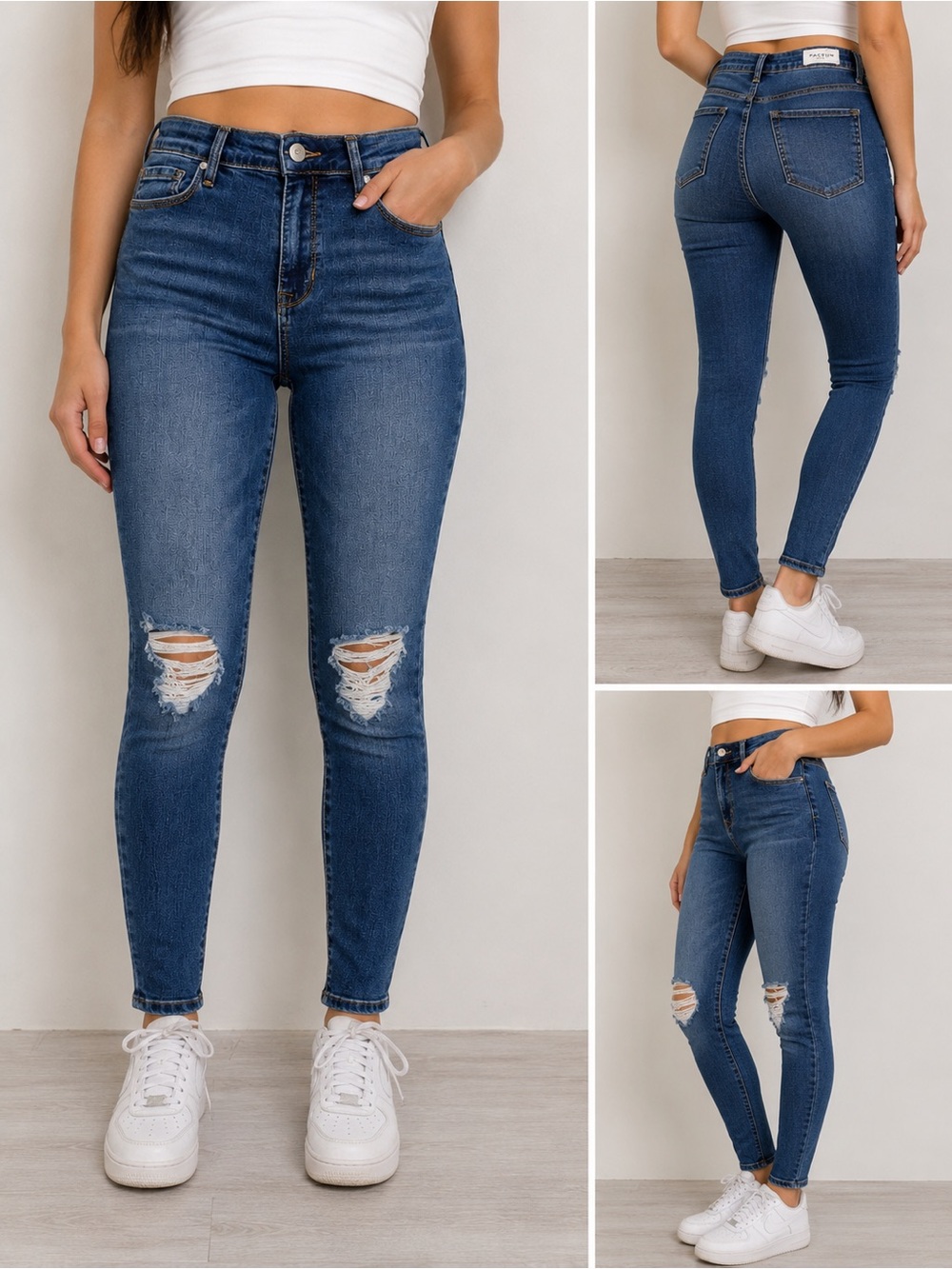 PacSun Women's Size 29 High Rise Distressed Skinny Jeans NWOT